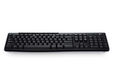 Logitech Wireless Keyboard K270 Tastatur RF Wireless QWERTZ Deutsch Schwarz