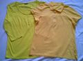 Neu 2x T-Shirts Street One H&M Gr.42/L gelb Bluse Poloshirt Spitze Damen