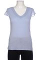 Comma T-Shirt Damen Shirt Kurzärmliges Oberteil Gr. EU 38 Hellblau #y39i6xj