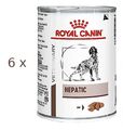 (€ 12,28 /kg) Royal Canin Hepatic Loaf Mousse (Leber Diät) Hund  6 Dosen x 420 g