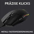 Logitech G203 LIGHTSYNC Gaming-Maus - Schwarz