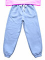 Dicke WARME Jogginghose Sweat Hose TASCHEN Beingummizug 36 38 40 42 hell blau