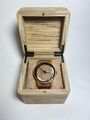 Holzkern Uhr Roraima   Akazie & Zebrano   Old Model / New Battery / Full Set