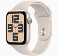 Apple Watch SE 2.Gen 44mm Alu Starlight Sportarmband M/L Neuwertig OVP Händler