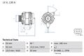 BOSCH Lichtmaschine Generator Lima 0 986 082 380 +68.84€ Pfand für OPEL MERIVA