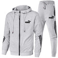 Herren Sportanzug Hoodie Sweater Anzug Jogginganzug Sportswear Sweatshirt Set YY