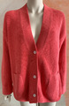 Marc O' Polo-Damen PULLOVER; Strickjacke,Cardigan, Gr. L ,Baumwolle;Rot