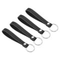 Leder Schlüsselanhänger, 4Pcs Schlüsselring Kettenanhänger Schlüsselhaken