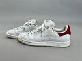 adidas Originals Stan Smith "W" Vintage Echtleder weiß Fell rot Gr. 40 UK 6,5