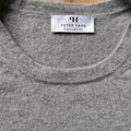 Peter Hahn Pullover 100% Cashmere Kaschmir hellgrau melange 40/42 Boxy