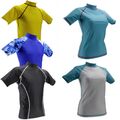 Badeshirt UV-Shirt Erwachsene UPF 50+ Damen Herren Schwimmshirt Surfshirt Tshirt