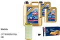 BOSCH Inspektionspake 7 L LIQUI MOLY Longlife III 5W-30 für Audi A6 Avant 4G5