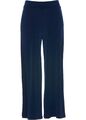 Neu Elegante Culotte aus Jersey Gr. 56/58 Dunkelblau Damen Basic-Hose