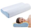 Memory Foam Kissen, Kopfkissen,Nackenstützkissen 55x35 cm Blau Neuwertig