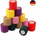 12 Rollen Selbstklebender Verband, Elastischer Selbsthaftende Cohesive Bandage,