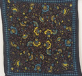 VERSACE : Petit Foulard Carré de Soie en EXC. état scarf silk seta sciarpa 290-N