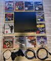 Sony Playstation 3 PS3 Slim 320 GB CECH 2504B Schwarz + 12 Top Spiele