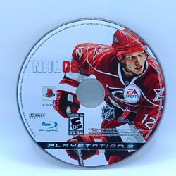 NHL 08 PS3 (Sony PlayStation 3, 2007) Disc Only MINT DISC