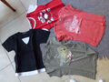 Set 4 T-Shirts in neuwertigem Zustand XS / 34 36 Pucca Kenvelo Dame Mädchen