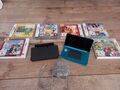 Nintendo 3 DS Konsole + 6 Spiele * Türkis * Metallic * Mario Party