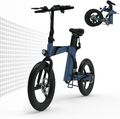 E-Bike Klappräder Blau 20 Zoll Elektrofahrrad 70-90 km 7-Gang SHIMANO 250W DE