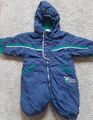 Baby Winter Overall mit Kapuze Jungen Schneeanzug Warm Gr. 62-68 