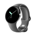 Google Pixel Watch grau Smartwatch LTE Edelstahl Fitnesstracker AMOLED - WIE NEU