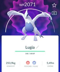 Pokémon Go Lugia 💙 PoGo 🤍