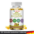 Vitamin B Komplex 60 Kapseln - Vitamine B6 B12 - Vegan - Immunsystem Stärken