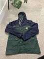 Herren Carhartt dunkelblau grün Jacke Hoodie Größe Medium