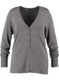 SAMOON Strickjacke/Cardigan by Gerry Weber Basic grau langarm NEU Damen Gr.