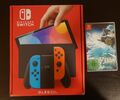 Nintendo Switch OLED-Modell HEG-001 64GB + Zelda Tears of the Kingdom