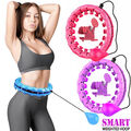 24 Teile Smart Hula Hoop Reifen Einstellbar Massagenoppen Bauchtrainer