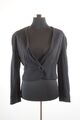 Alberta Ferretti Damenblazer Blazer 40 schwarz uni Einreiher Schurwolle D311