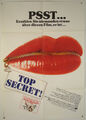 TOP SECRET! Val Kilmer, Peter Cushing, Omar Sharif 1984 - Filmplakat DIN A1