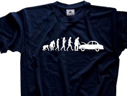 White Edition Evolution Automechaniker KFZ Car Auto Primat zum Menschen T-Shirt