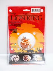 Vintage Disney's König der Löwen Puzzle Ball 90er 3D The Lion King Meffert's