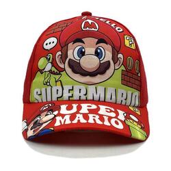 Kinder Super Mario Motiv Baseball Cap Basecap Baseballkappe Schirmmütze Mütze