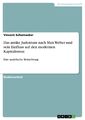 Vincent Schomacker | Das antike Judentum nach Max Weber und sein Einfluss auf...