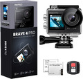 Action Cam 4K 20MP WiFi 40M Unterwasserkamera Ultra HD Touchscreen 170° 5X Zoom