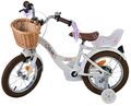 Kinderfahrrad Blossom für Mädchen 14 Zoll Kinderrad in Weiß