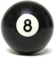 Billard Zubehör Einzelkugel Billardkugel schwarz Nr. 8 Kugel 57,2 mm Pool - Top!