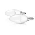 2 x Osram LED Star Classic B Leuchtmittel Kerze 6W = 40W E14 matt warmweiß 2700K