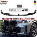 Carbon Look Frontspoiler Lippe Spoiler Passt für BMW X5 G05 M Paket 2023+ LCI DE