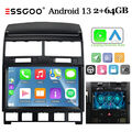 2+64G Android 13 Autoradio Carplay Für VW Touareg 7L 2003-2010 GPS NAVI BT WIFI