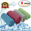 4 x Kühlendes Handtuch Kühlhandtuch Kühltuch Sporthandtuch Cooling Towel