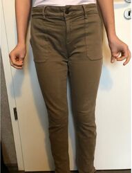 Esprit Damen Hose skinny Khaki/Senf gr. 36(30) stretch Details