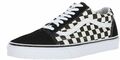 Vans Old Skool Primary Karo schwarz weiß Unisex Wildleder Skate-Turnschuhe