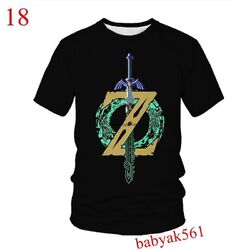 The Legend of Zelda 3DT-Shirt Unisex Kinder Jungen Mädchen Kurzarm Sommer Top