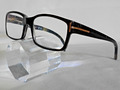 TOM FORD, VINTAGE Brillengestell, Schwarz, innen Schildpatt-Art Grau/Braun, TOP!